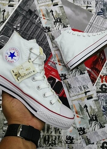 39 numara Beyaz Converse all Star sıfır ürün 