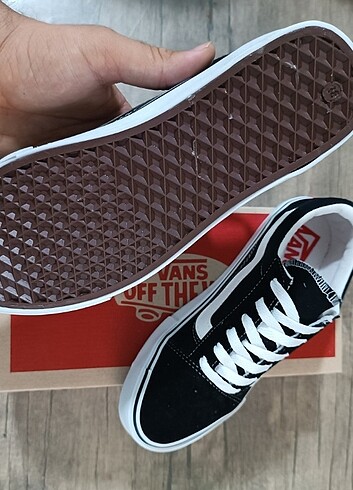 40 Beden siyah Renk 40 numara siyah Vans old school sıfır ürün