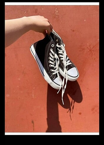 37 numara siyah Converse 