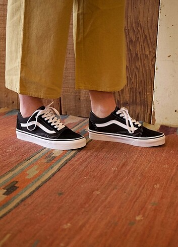 40 Numara Siyah Vans old school sıfır ürün 