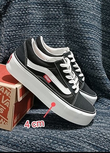 37 numara Vans old school yüksek taban 