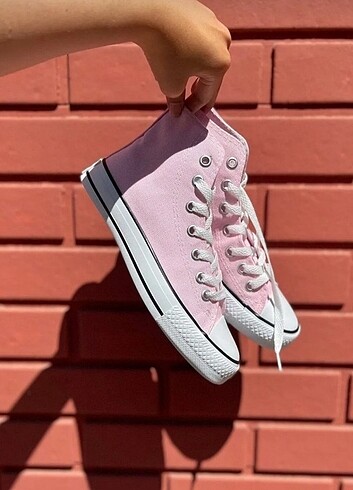 34 Numara Pembe Çocuk Converse sıfır ürün 