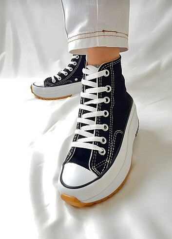 37 Beden 37 numara siyah Run star hike Converse