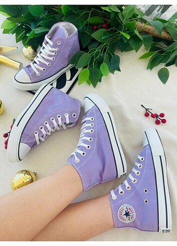 Diğer 37 Numara lila rengi Converse all star sıfır ürün 