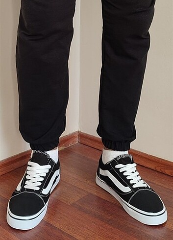 39 Beden siyah Renk 39 Numara siyah Vans old school sıfır ürün