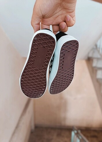 31 Beden Damalı Çocuk Vans old school sıfır ürün