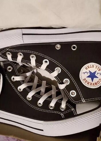 37 Numara siyah Converse all star sıfır ürün 
