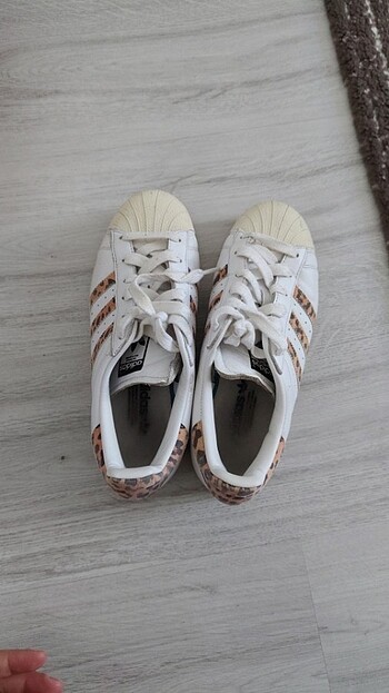 38 Beden beyaz Renk Orjinal Adidas süperstar