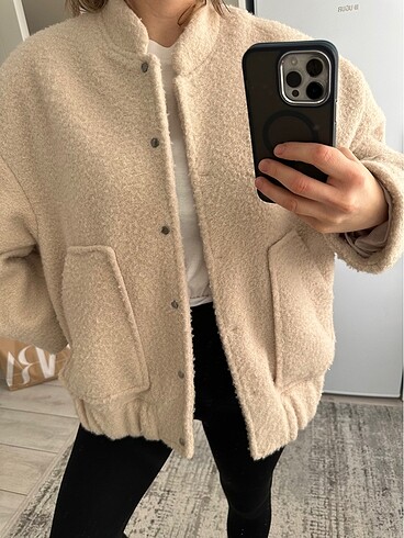 m Beden ten rengi Renk Mango bomber