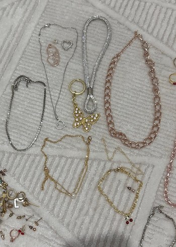  Beden Sürpriz Takı kavanozu Seti gold silver çelik altın rose