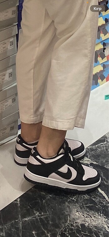 Nike siyah beyaz dunk panda