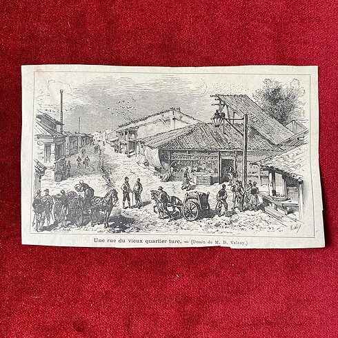 ANTİKA 1876 BASKI OSMANLI GRAVÜR