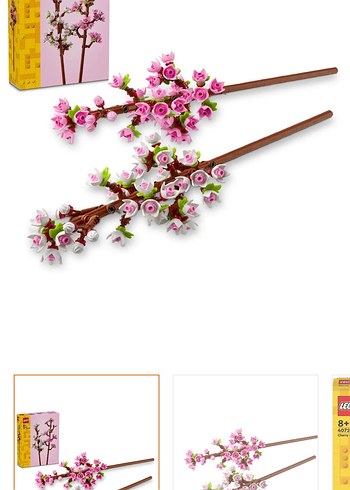 LEGO Pembe Pastel Çiçek Dalı 40725 - Görsel 2