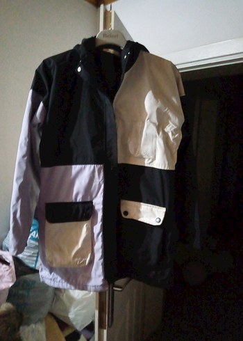 Düğmeli Çok Renkli Midi Kadın Ceket - Görsel 8