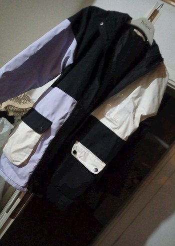 Düğmeli Çok Renkli Midi Kadın Ceket - Görsel 2