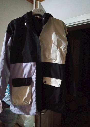 Düğmeli Çok Renkli Midi Kadın Ceket - Görsel 7