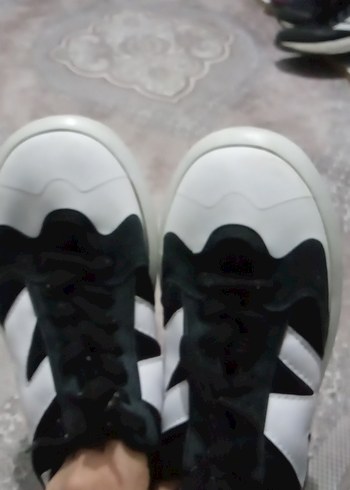 Siyah Beyaz New Balance Spor Ayakkabı - Görsel 8