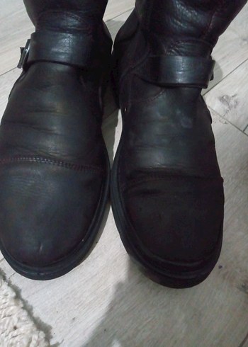 Kahverengi Deri Tokalı Erkek Bot - Görsel 3