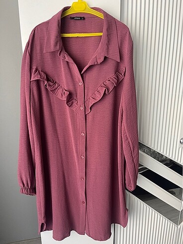 Toz pembe tunik