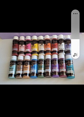 10 adet 70 ml akrilik Boya 