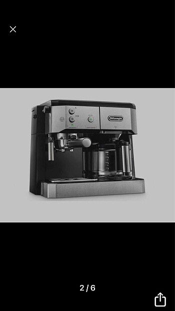 Delonghi kombi filtre kahve makinesi