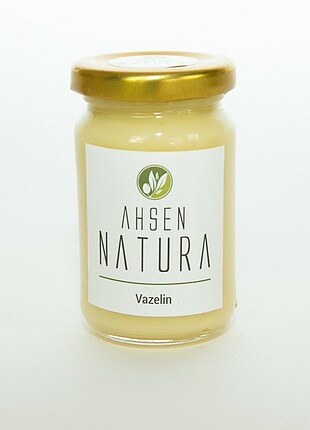 Organik içerikli doğal ahsen natura vazelin