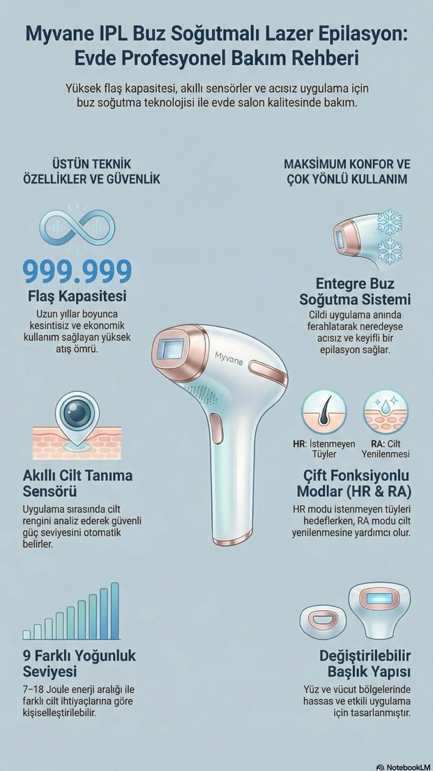 Myvane Lazer Epilasyon Cihazı - Görsel 4