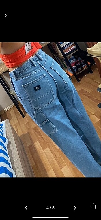 27 Beden mavi Renk Vans Jean Pantolon