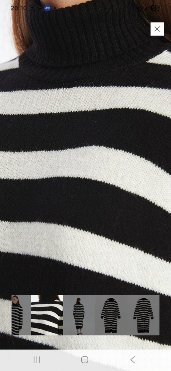 Zebra Desenli Triko Hamile Tişörtü - Görsel 2