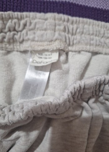 Gri Kız Sweatshirt ve Eşofman Takımı - Görsel 3