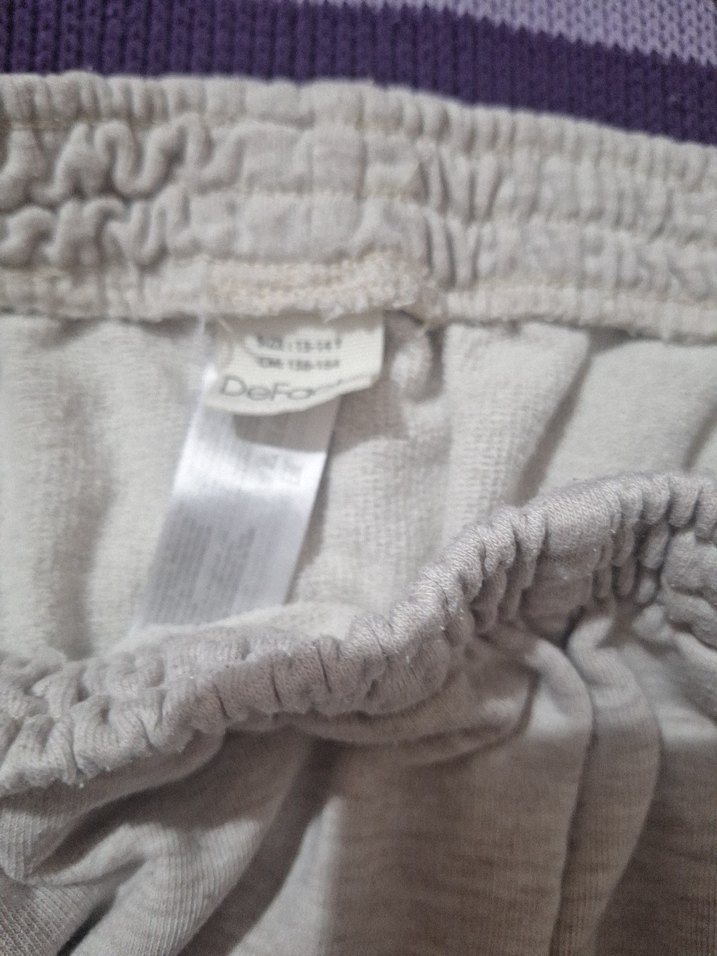 Gri Kız Sweatshirt ve Eşofman Takımı - Görsel 3