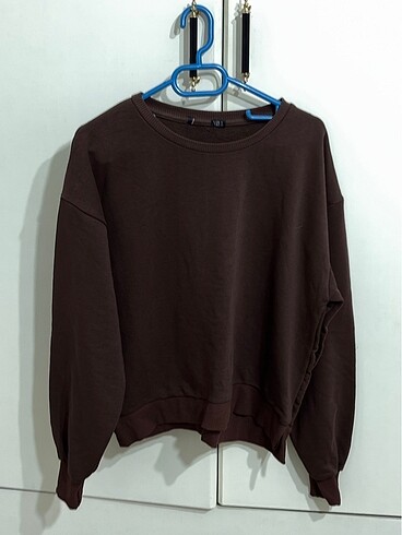 Kahverengi sweat