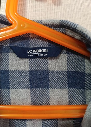 LC Waikiki Gri Ekose Desenli Uzun Kollu çocuk gömlek