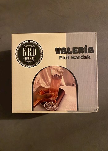 KRD Home Valeria Flüt Bardak Seti