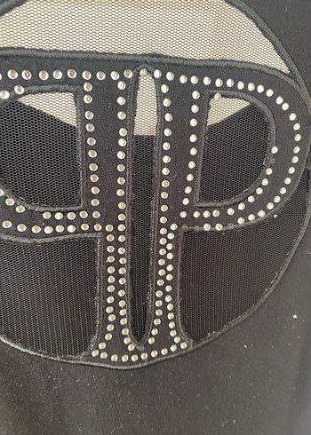 Rock Punk Baskılı Siyah kadın Tişörtü - Görsel 9