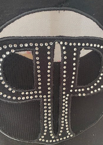 Rock Punk Baskılı Siyah kadın Tişörtü - Görsel 2