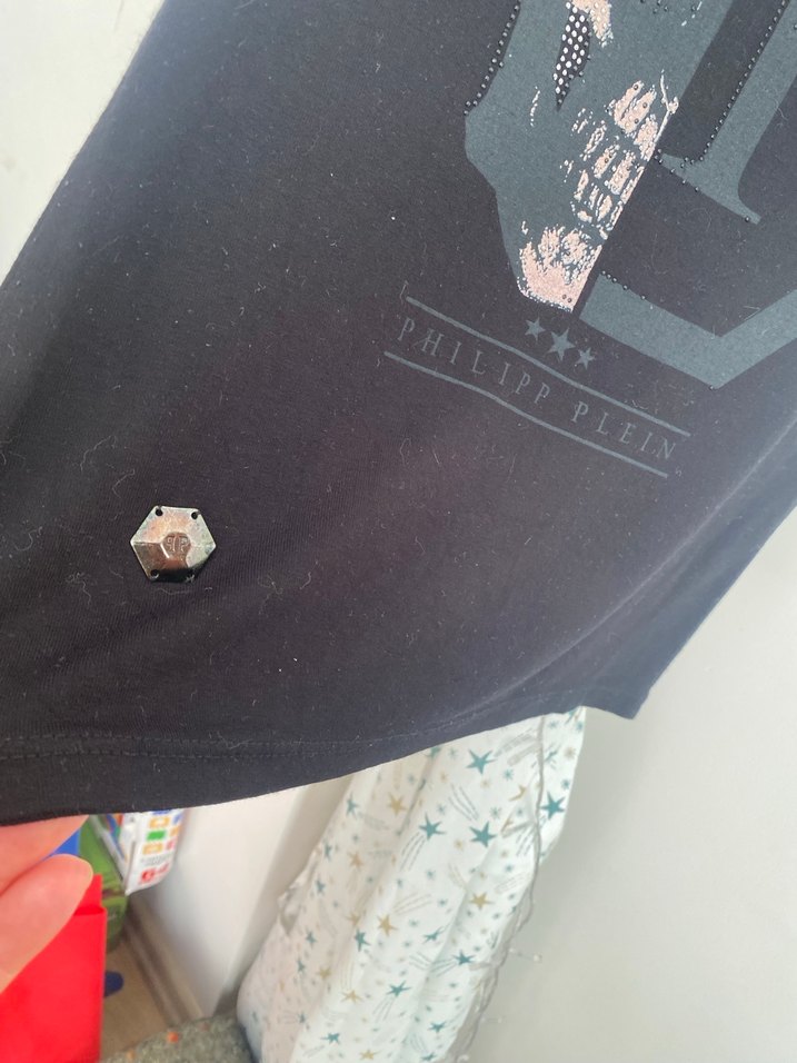 Rock Punk Baskılı Siyah kadın Tişörtü - Görsel 4