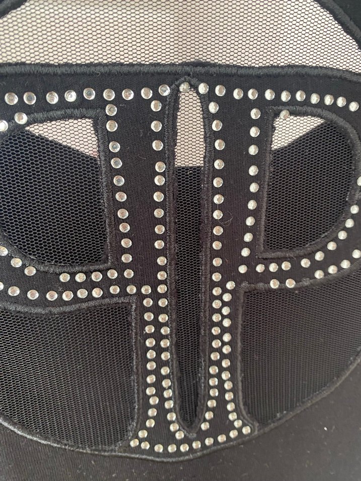 Rock Punk Baskılı Siyah kadın Tişörtü - Görsel 3