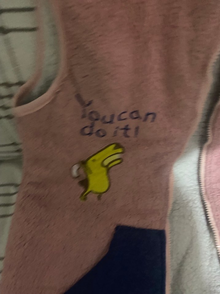 Kız Çocuk Pembe Örme Polar Yelek - Görsel 4