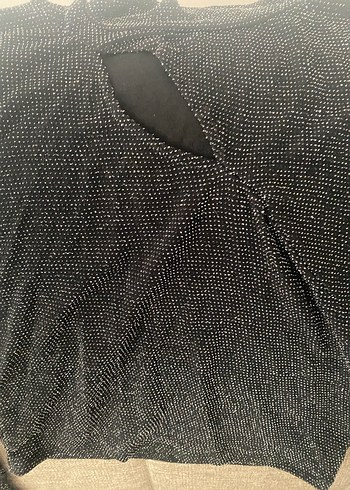 Gri Düğmeli Kadın elasten Kazak - Görsel 4