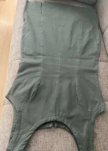 Tek Omuzlu Midi Kadın elbise - Görsel 10