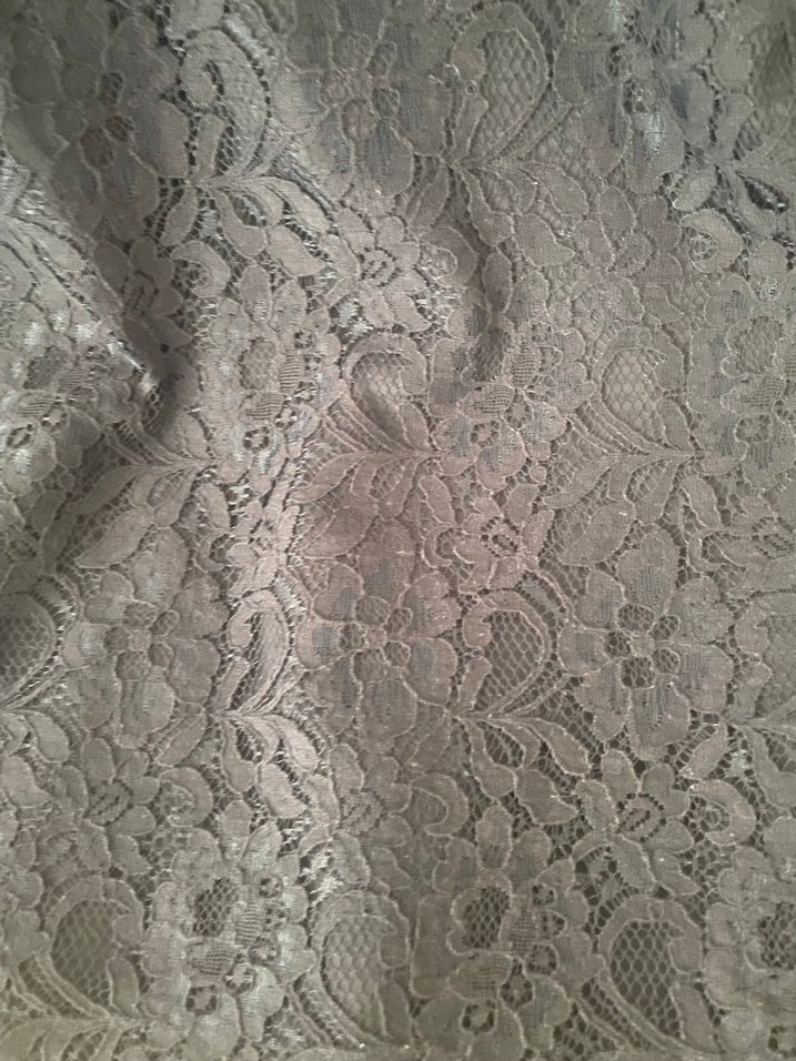 Lacivert Dantelli Midi Kadın Elbise - Görsel 5