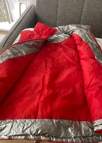 Kırmızı Fermuarlı Kadın Yelek - Görsel 9