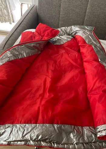 Kırmızı Fermuarlı Kadın Yelek - Görsel 6