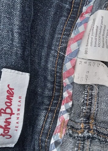 34 Beden JOHN BANER KOT pantolon