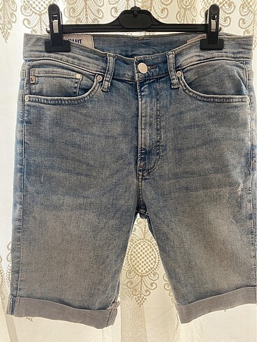 Diğer Slım fit shorts denım kot şort