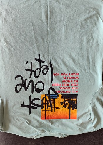 xl Beden su yeşili Tişört, Kısa Kollu unisex