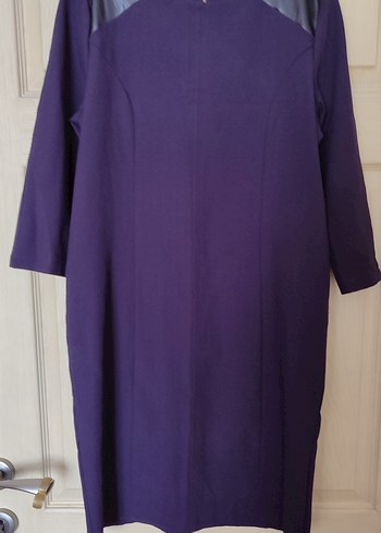 mor ofis elbise - Görsel 6