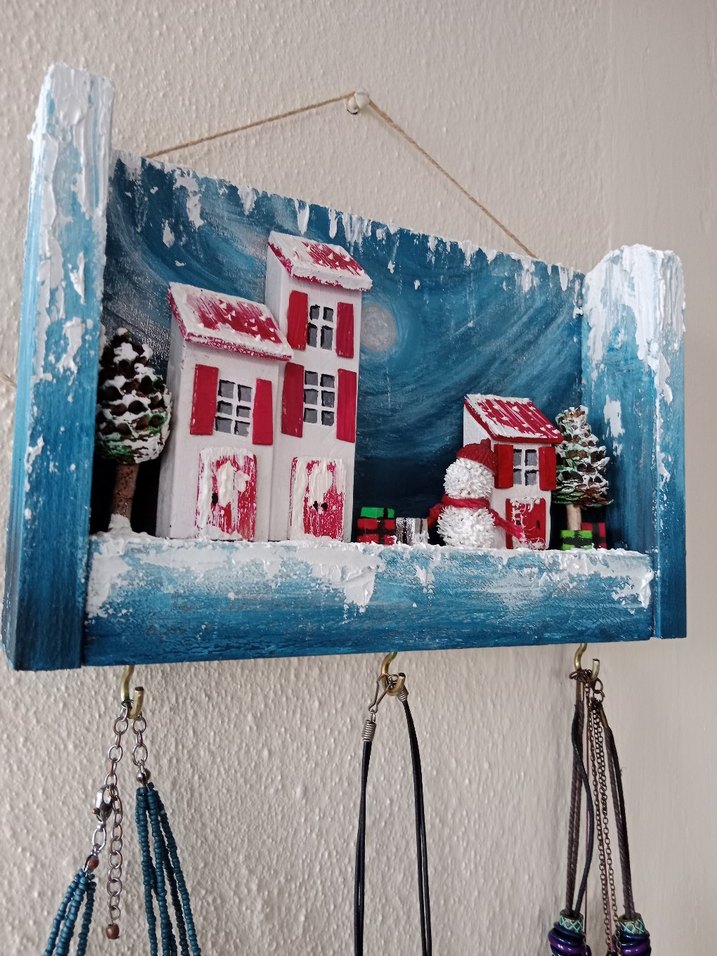 Renkli Kış Temalı Anahtarlık Dekoru - Görsel 5