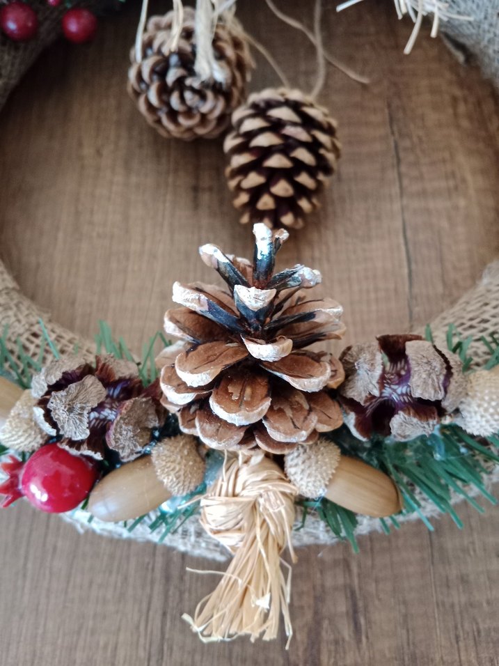 yılbaşı temalı kapı süsü - Görsel 3